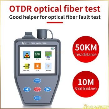4 V 1 Vysokej Kvality FTTH OTDR Mini Optická Power Meter Stabilný Zdroj Svetla VFL Multifunkčné Môžete vyskúšať Aktívnych Vlákien OTDR YYS-306N