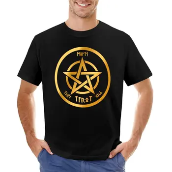 Mike Tarot Chlap logo T-Shirt čierna tričká (T-shirt mužov